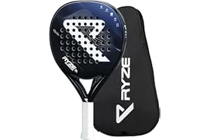 RYZE Chimera Raquette de Padel - Carbone & Fibre de Verre - Contrôle + Précision Maximum - Padel Raquette avec EVA-15 Flex - Structure Légère 360g - Paddle Raquette pour Homme et Femme - Étui Inclus