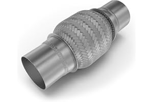 LUPSTY Flexrohr Interlock Flexteil für Auspuff und Katalysator Hosenrohr 50 x 100 x 165 mm universall