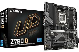 GIGABYTE TECHNOLOGY GIGABYTE Z790 D Placa Base - Soporta CPUs Intel Core de 14ª generación, VRM Digital de 12+1+1 Fases, hasta 7600MHz DDR5 (OC), 3xPCIe 4.0 M.2, LAN de 2.5GbE, USB 3.2 Gen 2