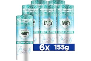 FAIRY NON BIO Fairy In-Wash Scent Booster, 6 packs x155 g, Fresh, Mild Freshness That Lasts