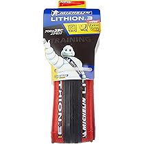 Paire De Pneus Michelin Lithion 3 – 700x23c, Extra Grip, Route, Pliables, Noirs
