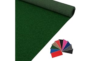 ‎ANRO Messeteppich Event Teppich Teppich Läufer Meterware Hochzeitsteppich Empfangsteppich VIP Alex Läufer Flur 300 x 100 cm Grün