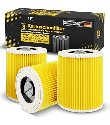 vhbw 10 x vacuum cleaner bags suitable for Kärcher NT 561 Eco, NT 561 Eco Craft, NT 561 Eco M, NT 561 Eco TE vacuum cleaner - paper 75.5 cm x 20 cm brown