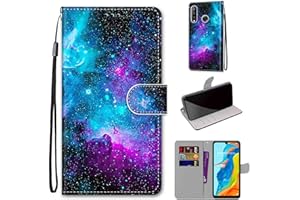 TOMYOU Custodia Huawei P30 Lite, Cover per Huawei P30 Lite New Edition, Portafoglio Protettiva Flip Custodia in Pelle PU Premium per Huawei P30 Lite/Nova 4e