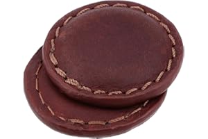 Gusti Leder Magnetisches Marcelas - Stressabbauaccessoire Lederfidget Konzentrationshilfe bei ADHS Fidget Leise Braun Leder