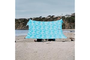 ‎NESO Neso Zelte Gigante Beach Zelt, 2,5 m hoch, 3,3 m (11 ft) x 3,3 m (11 ft), Verstärkte Ecken und Kühlfach(Color)