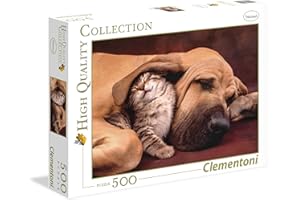 Clementoni Fototeca Puppies Collection Puzzle, 500 pezzi, 35020
