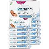 WaterWipes 720 Leaf Baby Wet Wipes (12 x 60 Pieces) for Newborn & Sensitive Skin, Plant Based