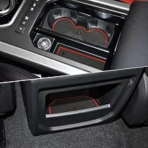 Organiseur De Console Centrale Pour Toyota Hilux (2016-2023) - Plateau Amovible Avec Fond Antidérapant - Range Pièces, Téléphone, Clés - 2