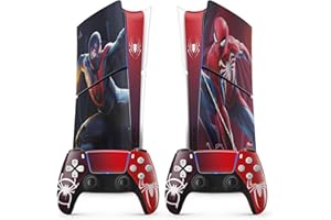 FFRAME Sticker for PS5 Spider, SLIM Digital Edition, Console and controllers, Gaming Skin Spider (2 Controller)