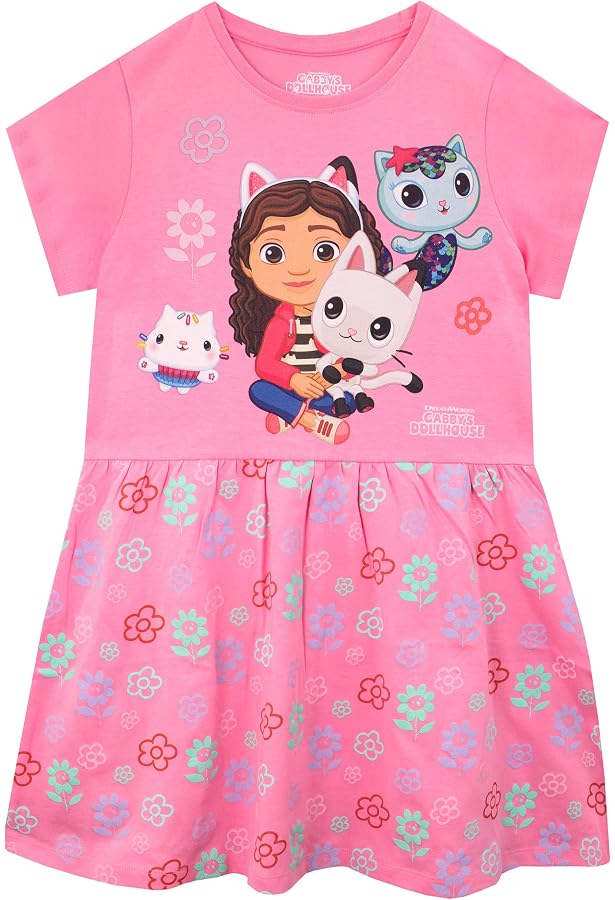 Rubies Official Gabby's Dollhouse Gabby Tutu Dress For Girls – Kids Fancy Dress Costume, Age 3-5 Years - View #4