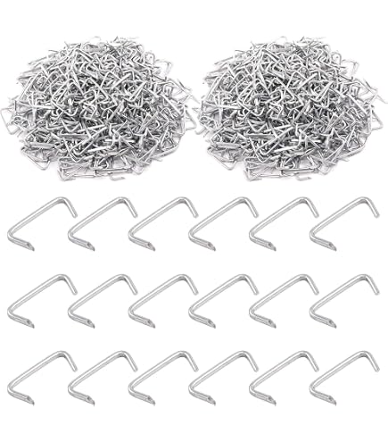 Glarks 242Pcs Hog Ring Pliers Kit with 240Pcs 1/2'' 3/4'' 3/8'' Steel Rings, Ant 313028099025 Glarks 242Pcs Hog Ring Pliers Kit with 240Pcs 1/2'' 3/4'' 3/8'' Steel Rings, Ant 313028099025
