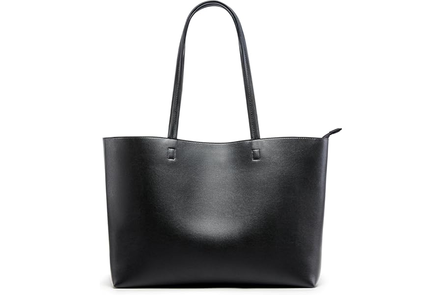 KALIDI Tote Bag Handbags for Women Large shoulder bag with Zipper Waterproof PU Women's Totes Ladies Bag for Work School Travel Daily Use