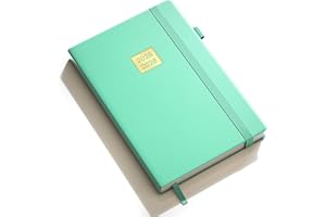 DeDe Bee Academic Diary 2025-2026 Week to View, A5 Mid Year Weekly Planner, 18Months Diary for Teacher, Students, Work& Home, July 2025 - December 2026 (Cyan)