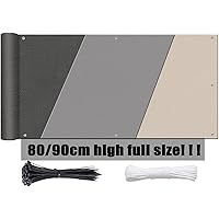 balkon sichtschutz anthrazit ohne bohren stoff kunststoff windschutz hell wetterfest blickdicht meterware balkon…