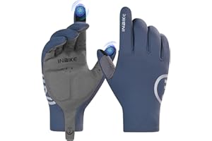 INBIKE Guantes de Térmicos Ciclismo para Hombre Inbierno Térmicos Cálidos y Cortaviento Pantalla Táctil Mujer Forro Polar Multifunción WF709…