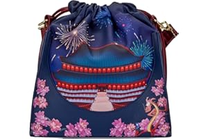 Loungefly Disney Mulan Castle Cinch worek torba crossbody mulan jeden rozmiar, Mulan