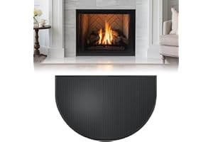 RWBIMTI Feuerfeste Kaminmatte,Faltbare Hitzeschutzmatte, Funkenschutzplatte für Kaminofen,Feuerfeste Bodenschutzmatte für Kamine Bodenblech,Feuerfester Teppich zum Schutz des Bodens Vor Funken (50×80cm)