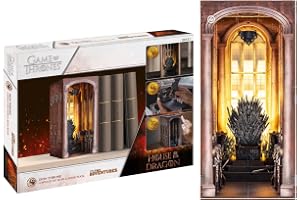 Revell Tiny Adventures Iron Throne I detaljerad modell av Iron Throne I 3D miniatyrhus I Book Nook trä bokstöd I födelseprese