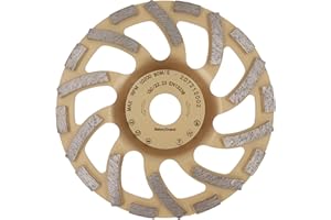 PRODIAMANT Meules boisseaux diamantée 150 mm x 22,2 mm Turbo ST81 meule diamantée béton pierre naturelle qualité professionnelle