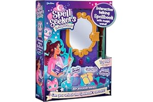 John Adams Spell Seekers The Magical Quest: Interactive Talking Spell Book & Wand | Explore A Fantasy World | Gift Idea for Birthday & Christmas For Girls & Boys | Age 7+