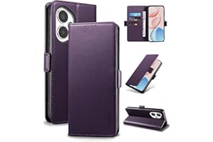 Yunubeyii Handyhülle für Honor 400 - [RFID Blocker] Hülle Luxus PU Leder Kartenhülle Magnetverschluss Klapphülle mit Ständer,Stoßsicher Schutzhülle,Lila