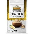 Ausha Organic GINGER POWDER 1kg - UK Certified Orgainic by Soil Association - 1* GREAT TASTE AWARD 2023 - Ginger Shot, Cooking, Immunity, Digestion