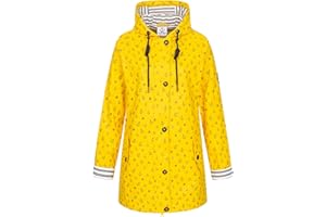 Ankerglut Damen Friesennerz Regenmantel Kapuze Wasserdicht Wetterfest Windbreaker Übergangsjacke #Ankerglutzauber Regenjacke
