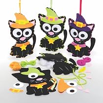 Baker Ross Kits De Marionnettes Pirate – 4 Modèles En Feutre, Couture Facile, Aiguille Plastique, Laine, Dès 5 Ans, Activité Créative