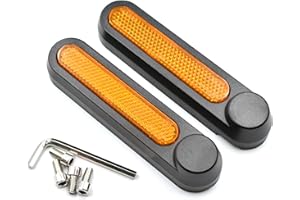 myBESTscooter - Copriruota laterali posteriori con elementi riflettenti per monopattino elettrico Segway Ninebot F2, F2E, F2 Pro, F2 Plus
