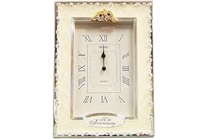 benerini Happy 50th Golden Wedding Anniversary Quartz Table Clock Gift Present