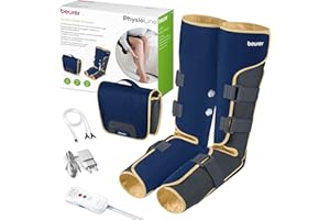Beurer FM 150 Entrenador de venas, masaje de compresión revitalizante, masaje de aire a presión, para la tensión y la pesadez de piernas