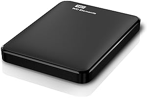 WESTERN DIGITAL WD Elements Portable 1TB USB 3.0, Hard Disk ad Alta capacità, Archiviazione Extra, Nero