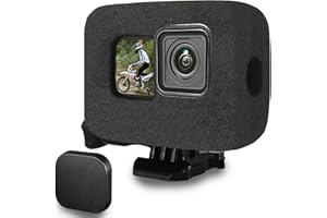 FitStill Wiatroszczelna obudowa Silent do Go Pro Hero 12 Hero 11 Hero 10 Hero 9 Black, piankowa gąbka redukująca szum wiatru Hero 12/11/10/9 Black Akcesoria do nagrywania wideo i audio