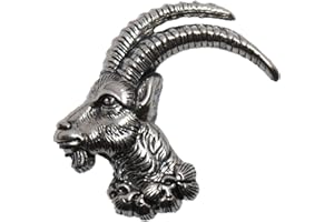 TRACHTEN MAYR Pin's Capricorn Capricorn pour chapeau de chasse, insigne de chasseur, costume folklorique, randonnée montagne, broche capricorn chapeau chapeau pour costume folklorique, alpinisme, chasse