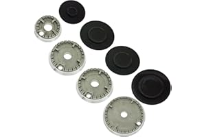 ‎SPARES2GO SPARES2GO Gasherd Brenner Crown & GAP Kit für Amica Ofen Kochfeld (klein, mittel X 2, groß)