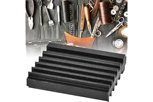 FOCKET Pratico smussatore per bordi artigianali in pelle da 6 mm, smussatore per bordi in cuoio resistente scanalatura a U, per riparazioni artigianali in cuoio