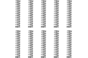 GUNGY Muelles de Compresion de Acero Inoxidable Resorte de Compresión 40mm Diámetro Alambre 1,3mm Diámetro Exterior 8mm Fuerza del Resorte 7,2kg 10 Piezas