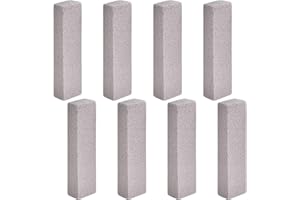 DEARBAG Everdrop Pumice Stone Cleaner Brushes Grill Pumice Stone Blocks Pumice Stone for Toilet Cleaning Block Blocks Strong for Grill Kitchen Oven Shower Bathroom Sink Pack of 8