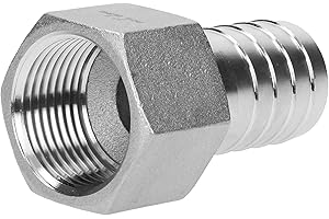 RIAT 1 1/4 Zoll Schlauchtülle I Edelstahl I Gewindetülle I Schlauchanschluss I Fitting I BSP I Innengewinde I IG