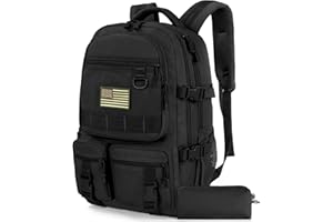 FRONET Cartable Garcon Scolaire Ado Fille Enfant, Grand Sac à dos Homme Femme 17,3" PC Sacs Scolaires pour Collège lycée Université et Voyage, 13 14 15 16 17 18 19 20 21 Ans, Noir