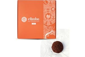 Elimba Kakao Kugeln Classic (9er Pack) - [Das Original] - Bekannt aus der Gründer Show von VOX - 100% BIO & vegan - Premium Criollo-Rohkakao Trinkschokolade mit min. 50% Kakaoanteil