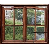 Amazon Brand - Solimo 100 GSM Pre-Stitched Fiberglass Window Mosquito Net | Ready to Use Insect Net | Size: 120 x 150 Cms/ 47