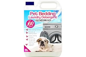 Pro-Kleen Pet Bedding Laundry Washing Detergent - Fresh Linen (5L) - Non-bio, Safe for Dogs with Sensitive Skin, Leaves a Lasting Freshness & Eliminates All Odours