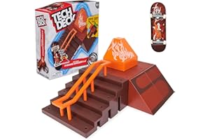 Tech Deck, Pyramid Shredder 2.0, X-Connect Park Creator, Customisable and Buildable Ramp Set with Exclusive Fingerboard, Kids’ Toy for Ages 6 and up