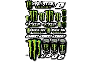 CMR DESIGN CO Monster Energy Aufkleber – Motorradaufkleber – Quad-Aufkleber – Motocross – für Motorräder, Autos, Helme, Computer-Notebooks und andere Artikel (42)
