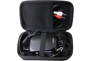 JINMEI Case for ZOWEETEK Portable Mini Voice Amplifier, EVA Hard Dedicated Case with Wired Microphone, Shockproof, Water Resistant, Convenient Design, Velvet Material