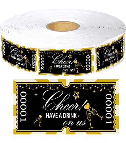 Lot de 2000 tickets de tombola numérotés consécutivement Rouge Lot de 2000 tickets de tombola numérotés consécutivement Rouge