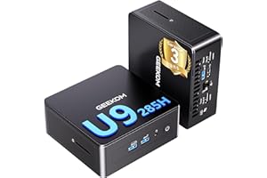 GEEKOM IT15 Mini PC IA Le Plus Puissant avec Intel Core Ultra 9 285H (15e Gén) | 32Go DDR5 & 2To SSD | GPU Intel Arc 140T 99 Tops | WiFi 7 | 8K Quad Display | Windows 11 Pro pour IA Gaming Création