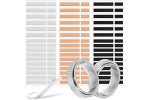 Thinp 120 stycken ringar förminskning osynlig, 3 färger ringstorleksinställning set ringreducerare osynlig för lösa ringar ri
